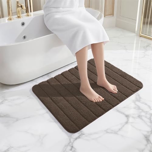 AROGAN Luxury Bathroom Rugs 24x36 Inch，Thick Soft Bath Rug Non Slip - Image 3