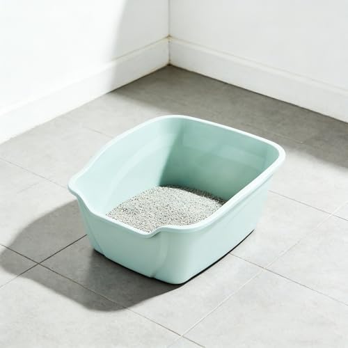 Cat Litter Box, Extra Large Open Top Litter Pan - Image 2