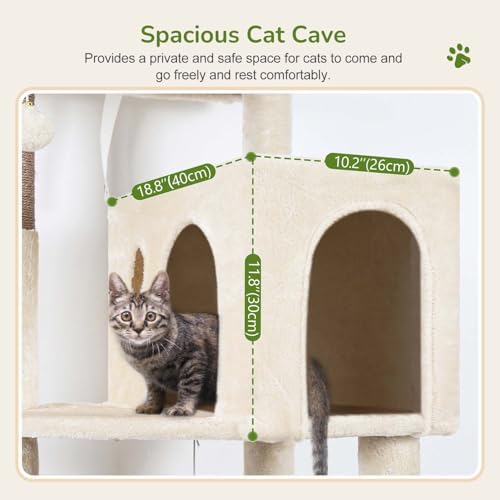 Globlazer Cat Tree Tower with Scratching Post - Image 3