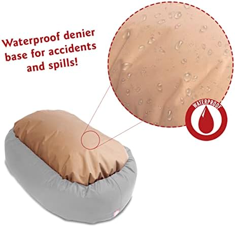 Majestic Pet Suede Calming Dog Bed, 40 Inch Large Round Washable - Image 5