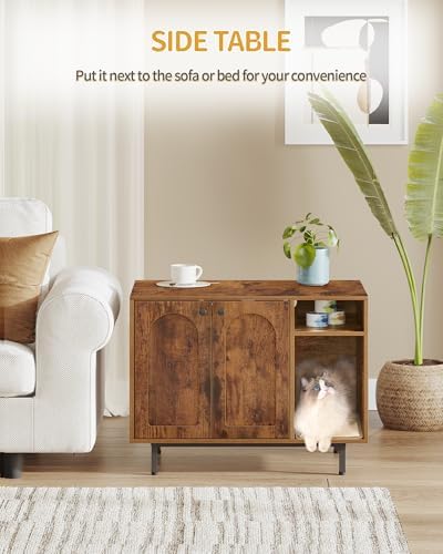 Hzuaneri Cat Litter Box Enclosure, Hidden Litter Box Furniture - Image 4