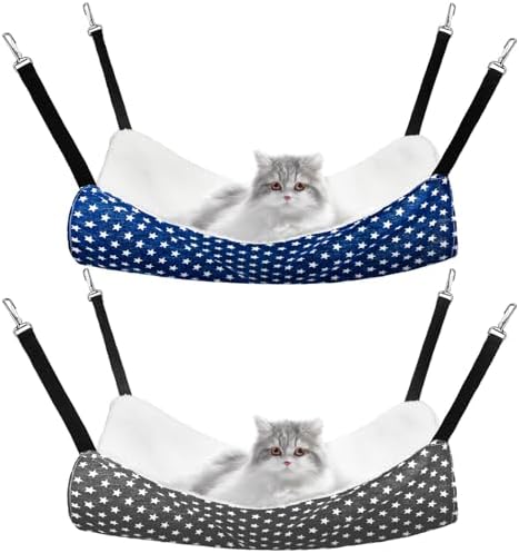 Jetec 2 Pack Cat Hammock for Cage by Jetec