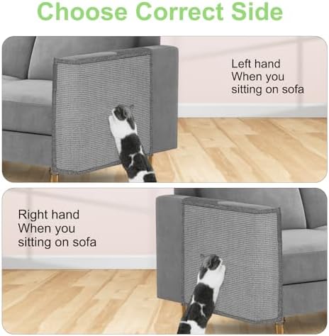 Cat Scratch Couch Protector, 23.6" L*19.7" W Scratching Furniture Protector Pad - Image 5