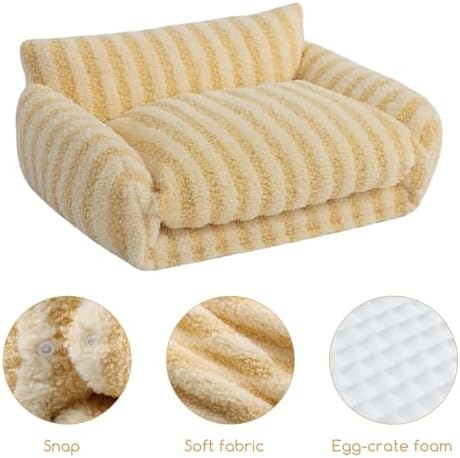 Hollypet Cat Bed Small Dog Orthopedic Couch Beds - Image 5