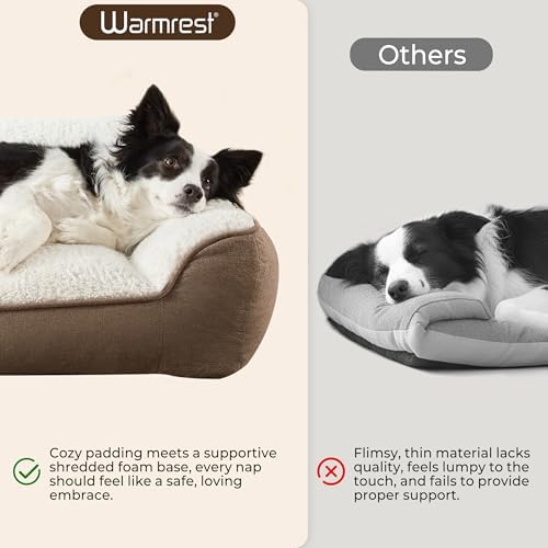 XL Pro Extra Thick Orthopedic Bolster Dog Bed - Image 3