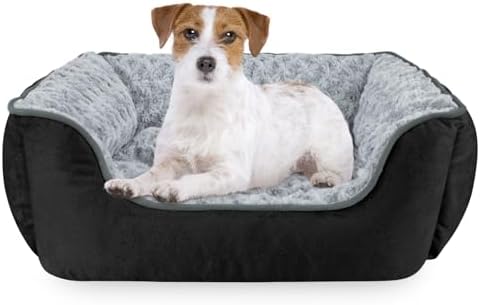 JOEJOY Rectangle Dog Bed for Large Medium Small Dogs Machine Washable Sleeping by JOEJOY