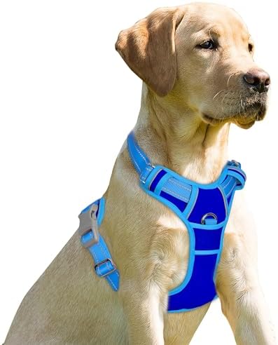 BARKBAY Dog Harness No Pull for Medium Sized Dog Front Back Clips, Dog Vest by BARKBAY