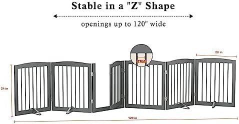 PUPETPO Freestanding Pet Gates - Image 6