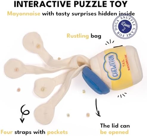 CHEWFFON Dog Enrichment Toys, Snuffle Crinkle Toy - Image 2