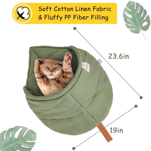 Cat Sleeping Bag Cave Bed with Non-Slip Bottom - Image 5