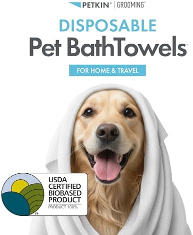 Petkin Disposable Pet Bath Towels, XL - Image 2