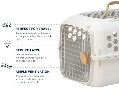 SportPet 24” X-SMALL 2-Door Top Load Hard Sided Pet Carrier Kennel – Easy - Image 5