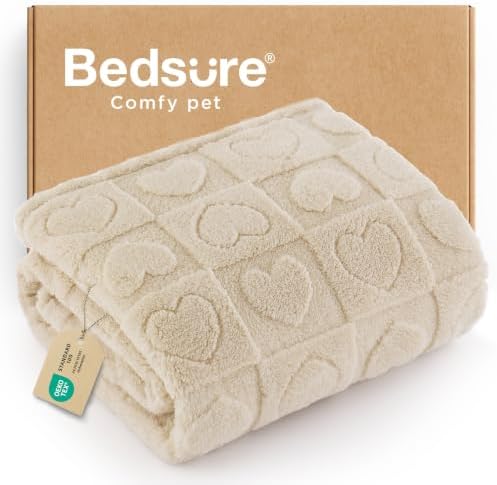 Bedsure Dog Blanket for Small Dogs Puppy and Cats, Soft Fleece, 25x35 inch by BEDSURE