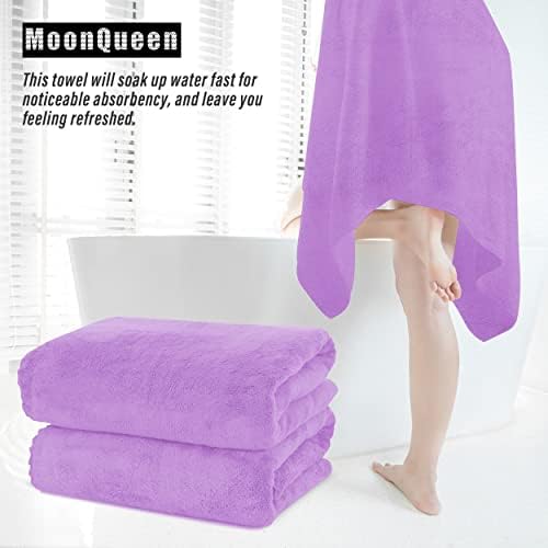 MOONQUEEN 6 Pack Premium Bath Towel Set - Image 7
