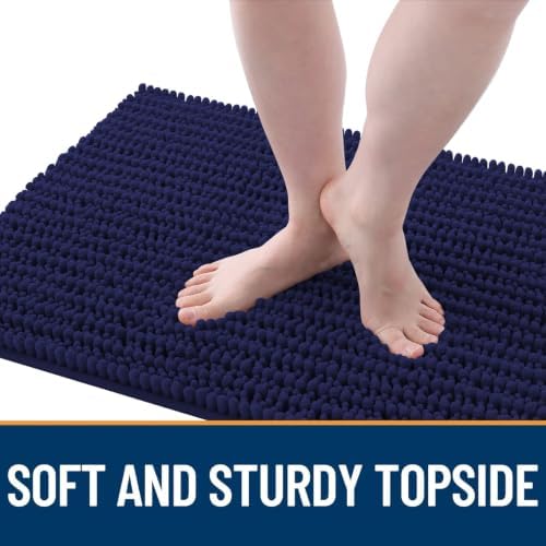 OLANLY Dog Door Mat for Muddy Paws 30x20, Ultra-Absorbent Chenille Mud Mat - Image 3