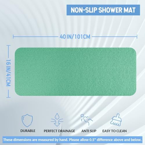 Hargiis Non-Slip Bathtub Mat, Anti Slip Shower Mat, Fast Drying Bathtub Mats - Image 2