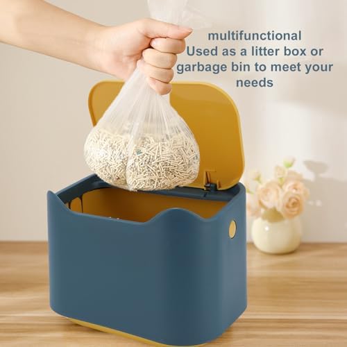 Fabater Cat Litter Trash Can, Airtight Odor Control Press Seal Lid Cat Litter - Image 2