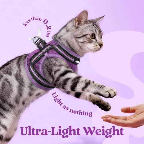 rabbitgoo Cat Harness and Leash Set, Step-in Soft Vest - Image 6