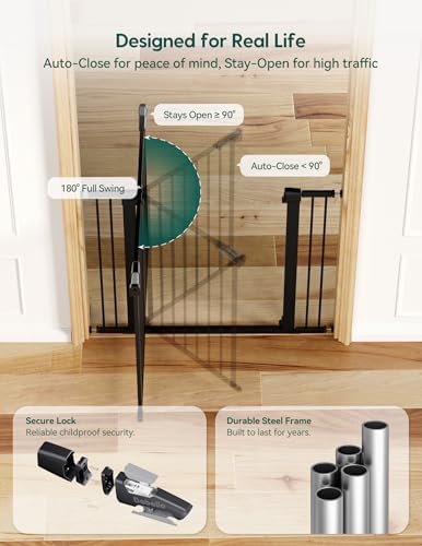 Babelio 29-43" Baby Gate for Stairs, PressGuard P7 - Image 6