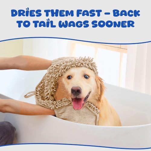 Dog Towel for Drying Dogs, Absorbent Microfiber Bath Towel - Image 7