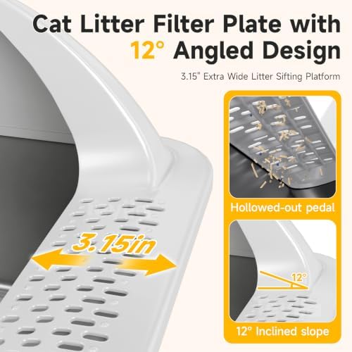 XL Open Top Stainless Steel Litter Box - Image 4