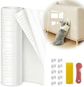 Cat Scratch Furniture Protector, 196.9" x 17.7" Thickened Transparent by Unknown