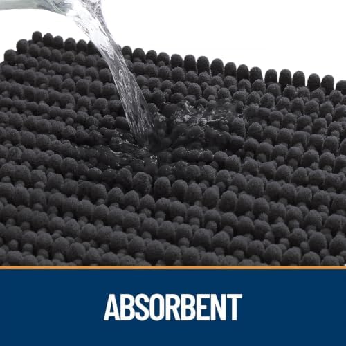 OLANLY Dog Door Mat for Muddy Paws 30x20, Ultra-Absorbent Chenille Mud Mat - Image 4