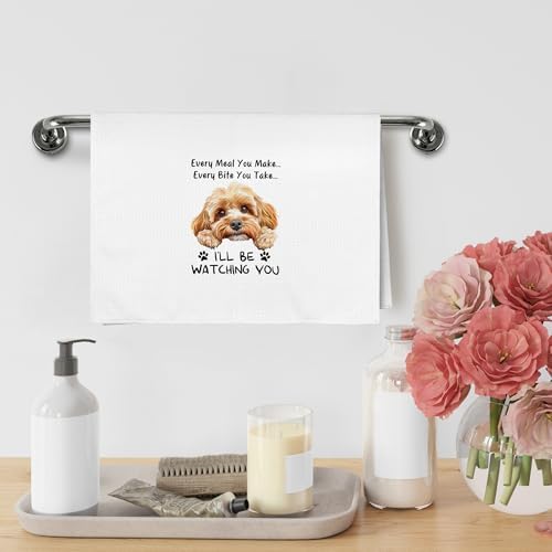 Funny Cavapoo Dog Kitchen Towels Accessories Ornament Decor, Cavapoo Dog Mom - Image 3