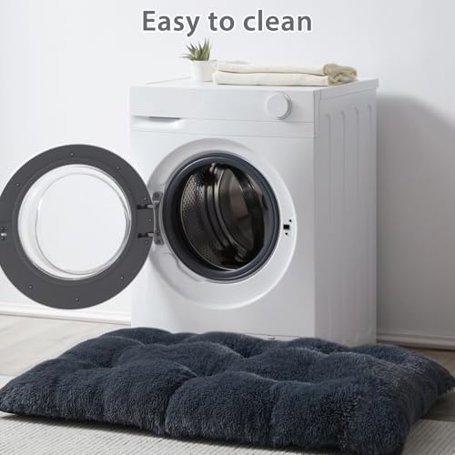 BFPETHOME Dog Beds for Large Dogs, Plush Dog Crate Bed Fluffy Cozy Kennel Pad - Image 6