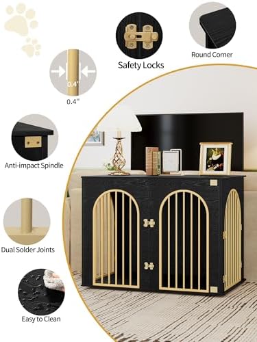 Hzuaneri 44.1'' Dog Crate Furniture, Dog Kennel Indoor - Image 6