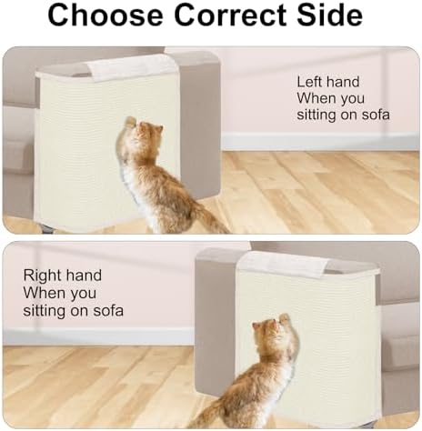 Cat Scratch Sofa Protector, 23.6" L*19.7" W Cat Scratch Furniture Protector Pad - Image 6