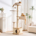 64.2" Solid Wood Cat Tree Tower by Kicari