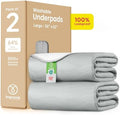 IMPROVIA® Washable Underpads, Heavy Absorbency Reusable Incontinence Pads by IMPROVIA
