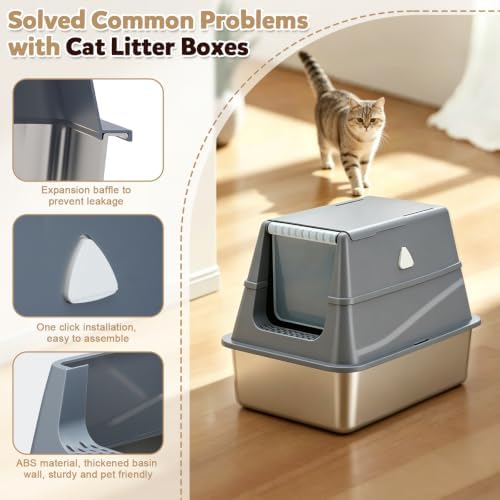 Stainless Steel Litter Box - Image 4