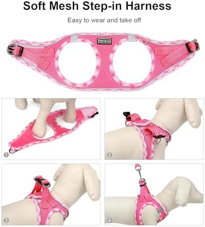 Mercano Soft Mesh Dog Harness and Leash Set, Step-in Reflective Breathable - Image 5