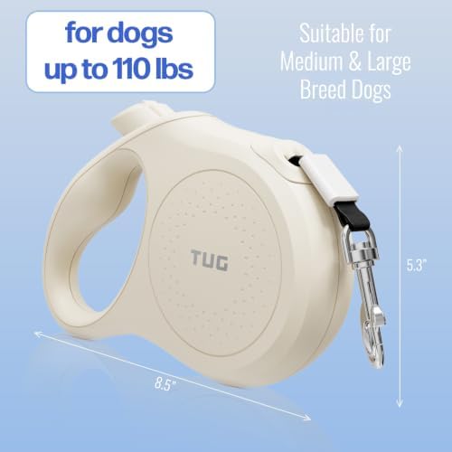 TUG Quest Retractable Dog Leash | 360° Tangle-Free | 26 ft Tape - Image 4