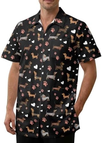 Work Smock for Pet Groomers, Professional Design Water & Hair Proof by YGFLPPV