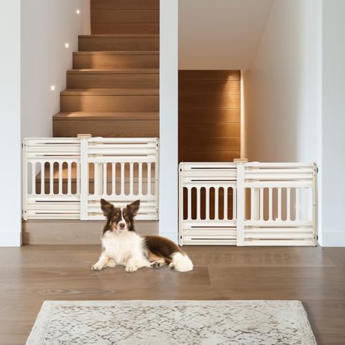 IRIS USA Pet Gate, Adjustable Width by IRISUSA