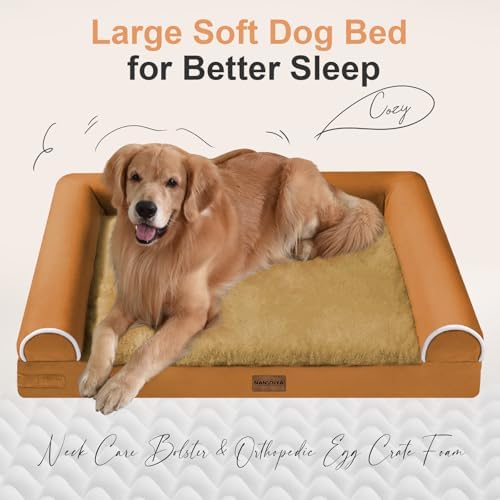 NANUYA Orthopedic Dog Bed for Jumbo Dogs, 53 x 42 Inch - Image 2