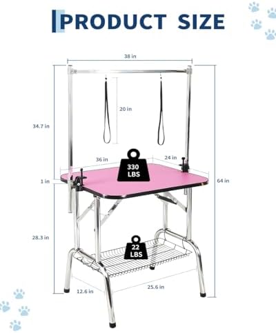 Garvee 36" Pet Grooming Table - Image 2