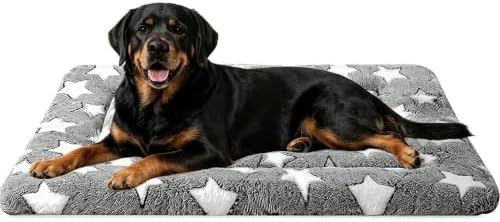 Dog Bed Mat - Comfortable Kennel Pad, Soft Support by SUNSHE