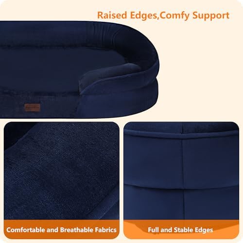 Orthopedic Waterproof XXX-Large Dog Bed Sofa, Gel Memory Foam - Image 5