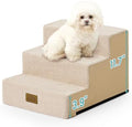 COZY KISS Dog Stairs for Small Dogs, 3 Step Pet Stairs for Beds & Couches by COZYKISS