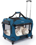 Extra Large Rolling Cat Carrier by PetMasion