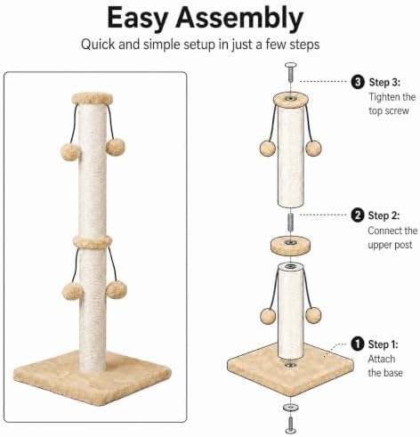 Dimaka Cat Scratching Post, Cat Scratcher - Image 4