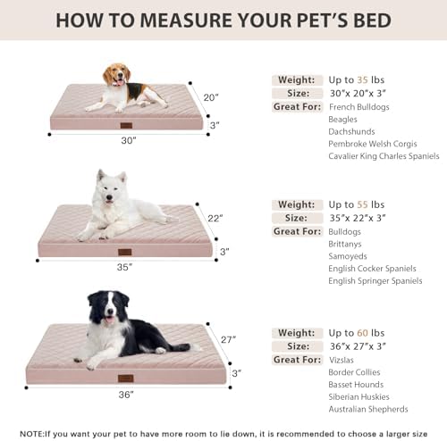 WNPETHOME Orthopedic Waterproof Large Sized Senior Dogs Bed - Image 5