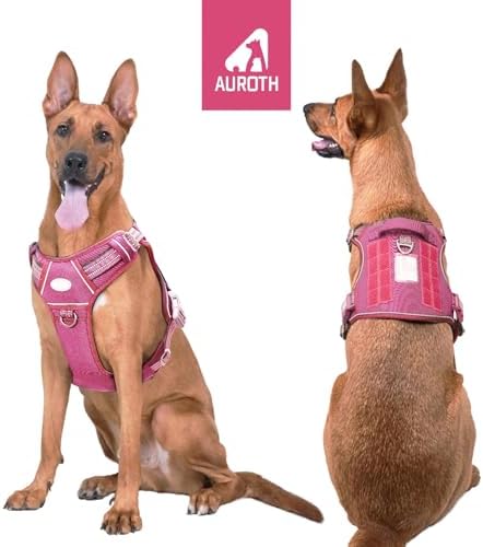AUROTH Tactical Dog Harness for Large Dogs, Heavy Duty No Pull Pet Vest - Image 5