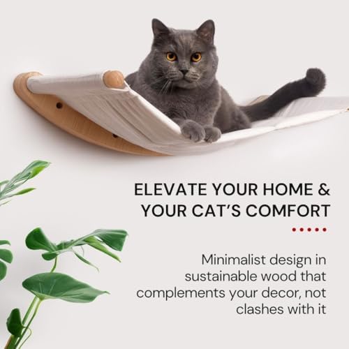 7 Ruby Road Cat Wall Hammock for Large Cats, Cat Wall Bed - Image 2