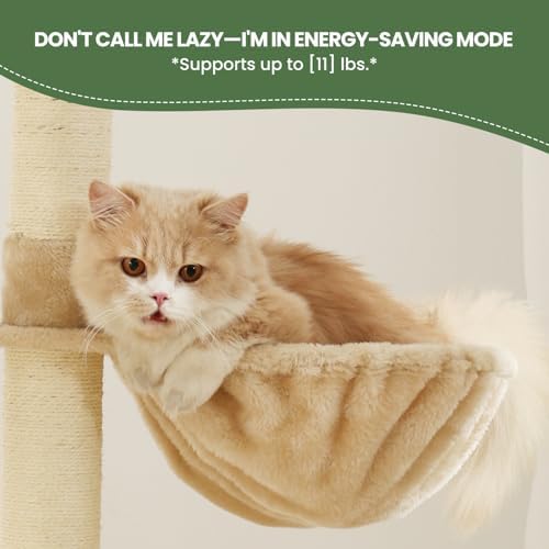 51 in Multi-Level Cat Tree Tower Space Saving Indoor Cat Playhouse - Image 6