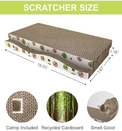 TIMHAKA 6 Pack Cat Scratching Board, Double-Sided Usability, - Image 2